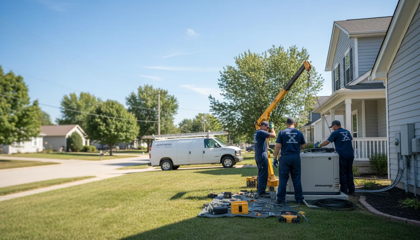 Generator Installation in Scales Mound, IL near me